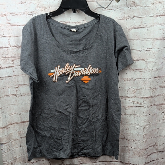 Harley-Davidson Tops - Harley-Davidson Gray T-Shirt XL Like New